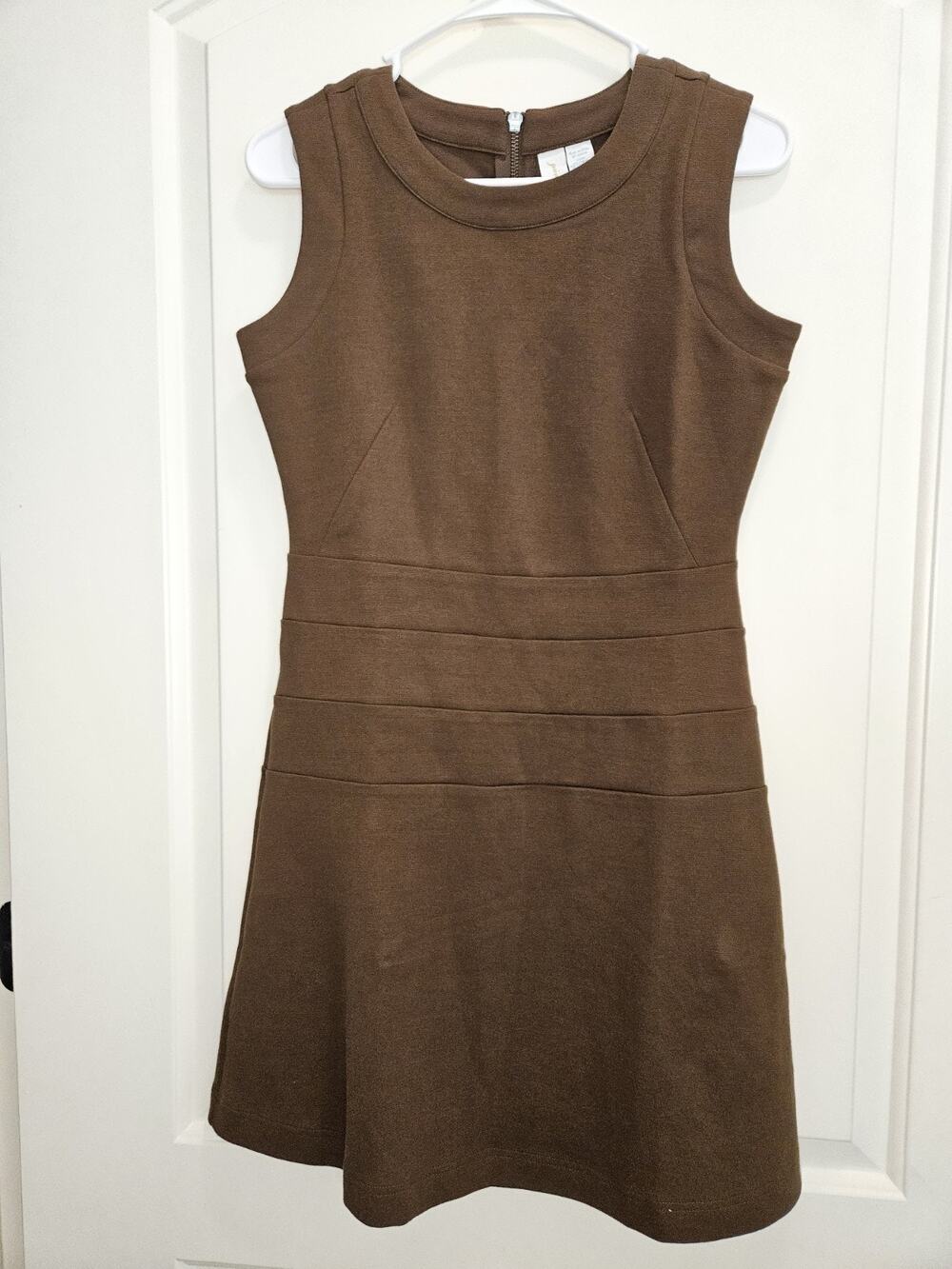Matilda Jane Matilda Jane "Paint by Numbers" sleeveless Brown dress S NWOT Small